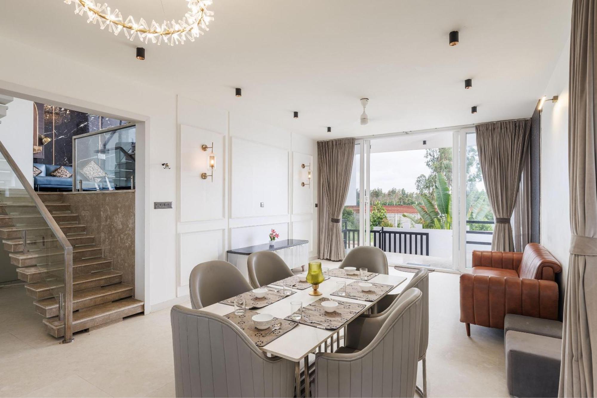 Celestial Sapphire Villa Pvt Pool Veg Food 4Bhk Dod Ballāpur Exterior foto